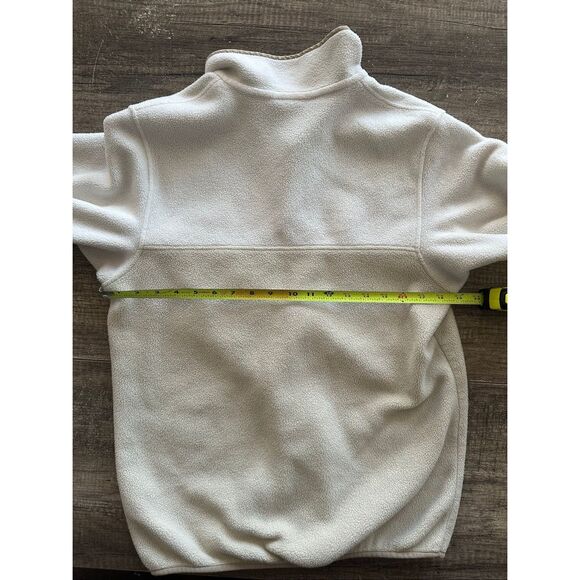 Patagonia Women’s Lightweight Synchilla Snap-T Fleece Pullover Beige White Mediu - Picture 7 of 7